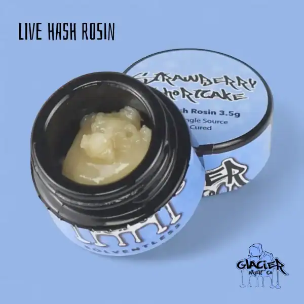 GLACIER MELT CO LIVE HASH ROSIN – JET FUEL (2 GRAM JAR)